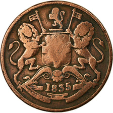 Coin, INDIA-BRITISH, 1/2 Anna, 1835, VF(30-35), Copper, KM:447.1