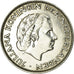 Moneta, Holandia, Juliana, 2-1/2 Gulden, 1960, AU(55-58), Srebro, KM:185