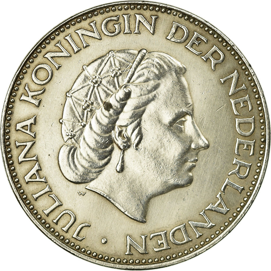 Moneta, Paesi Bassi, Juliana, 2-1/2 Gulden, 1959, SPL-, Argento, KM:185