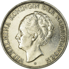 Coin, Netherlands, Wilhelmina I, 2-1/2 Gulden, 1940, AU(55-58), Silver, KM:165