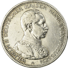 Moneda, Estados alemanes, PRUSSIA, Wilhelm II, 5 Mark, 1914, Berlin, MBC, Plata