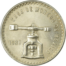 Coin, Mexico, Onza, 1980, Mexico City, EF(40-45), Silver, KM:M49b.5