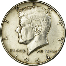 Coin, United States, Kennedy Half Dollar, Half Dollar, 1964, U.S. Mint