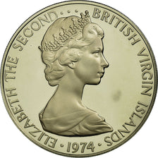 Coin, BRITISH VIRGIN ISLANDS, Elizabeth II, 50 Cents, 1974, Franklin Mint