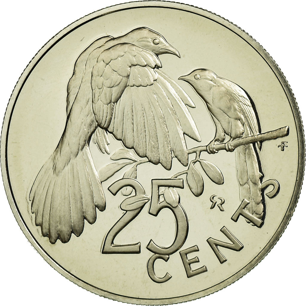 Coin, BRITISH VIRGIN ISLANDS, Elizabeth II, 25 Cents, 1974, Franklin Mint