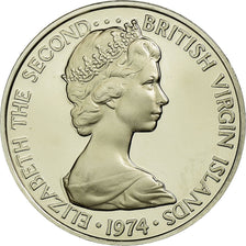 Coin, BRITISH VIRGIN ISLANDS, Elizabeth II, 5 Cents, 1974, Franklin Mint