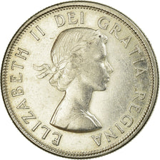 Coin, Canada, Elizabeth II, 50 Cents, 1962, Royal Canadian Mint, Ottawa