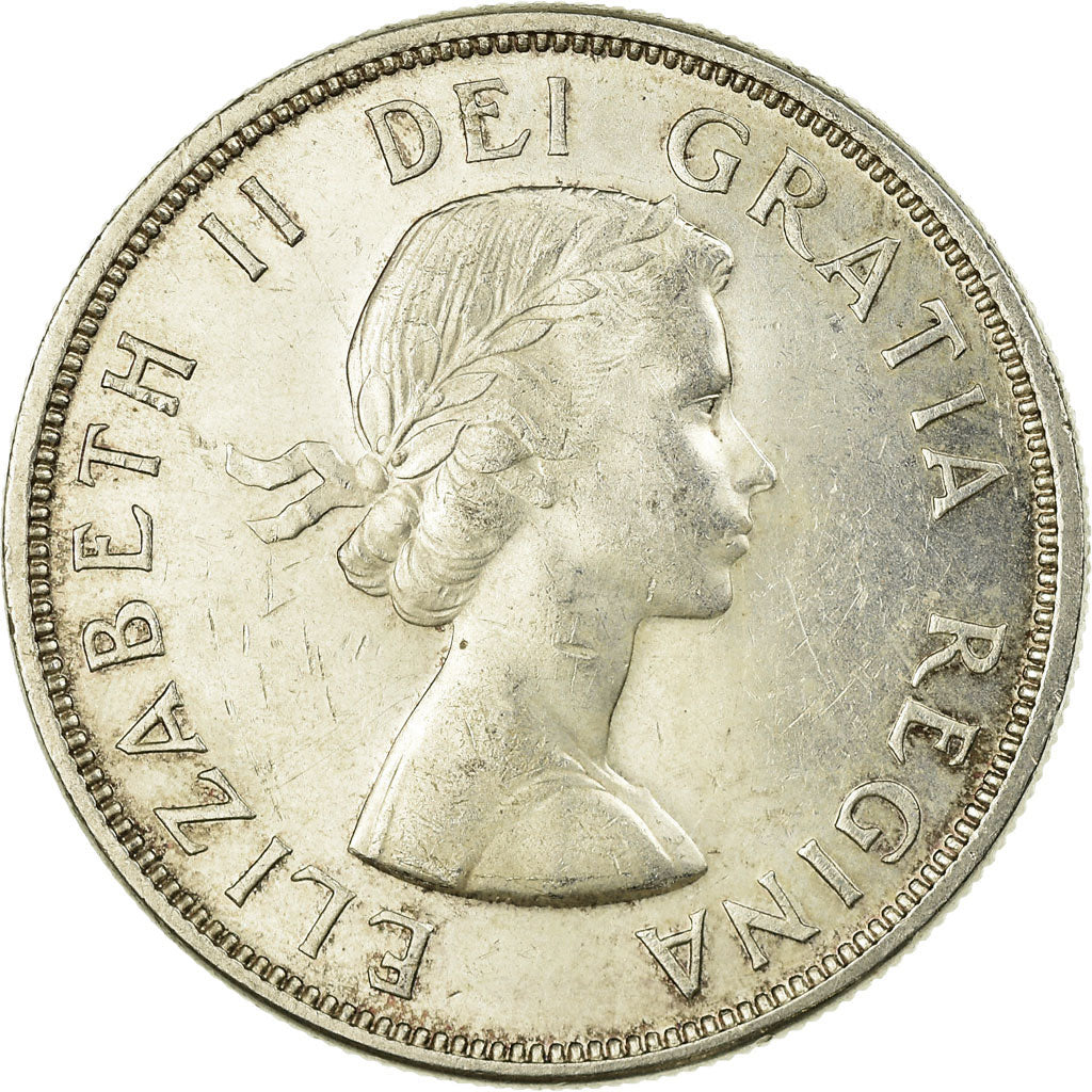 Coin, Canada, Elizabeth II, Dollar, 1963, Royal Canadian Mint, Ottawa