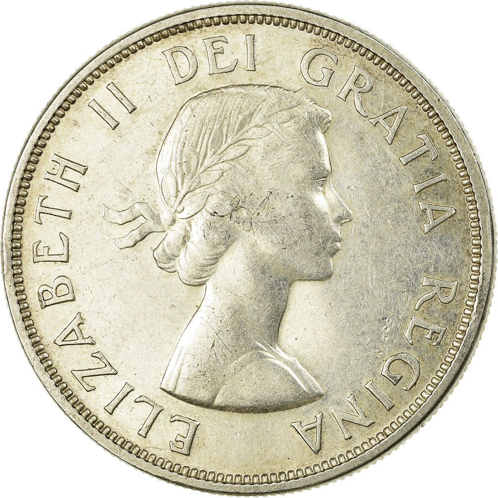 Coin, Canada, Elizabeth II, Dollar, 1961, Royal Canadian Mint, Ottawa