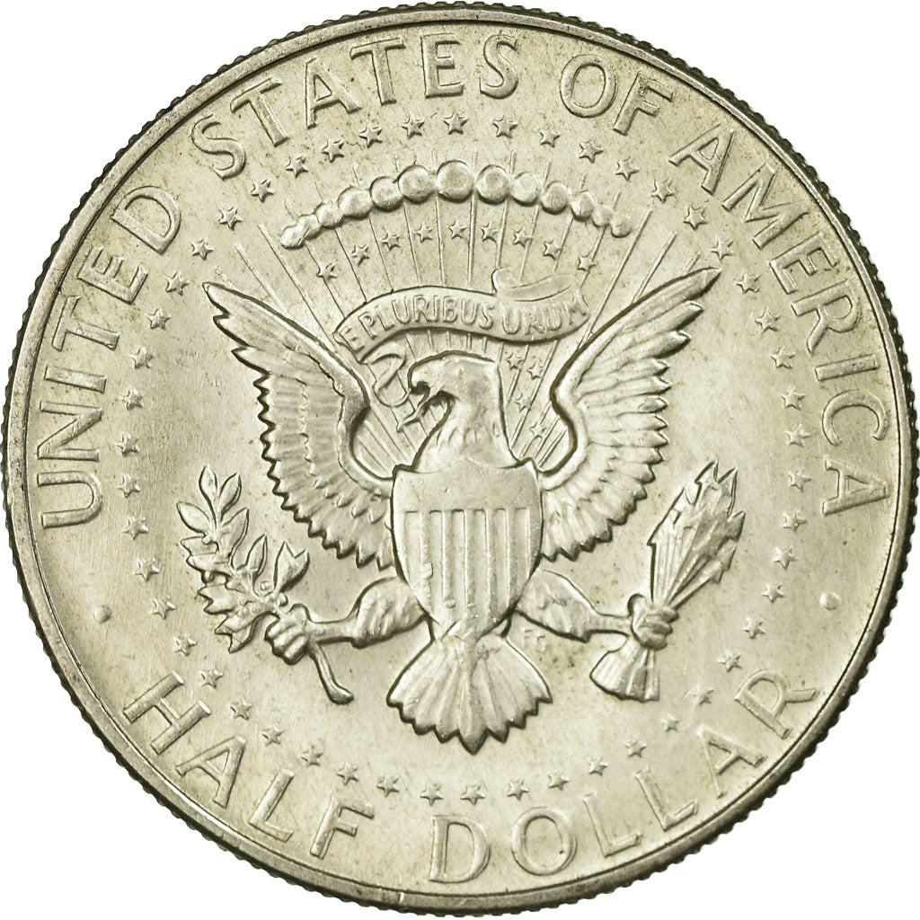 Coin, United States, Kennedy Half Dollar, Half Dollar, 1968, U.S. Mint, Denver