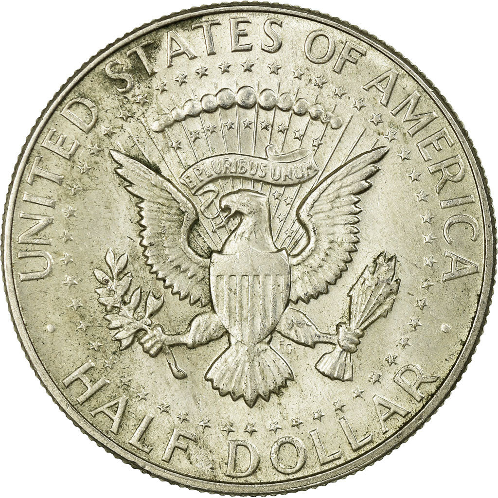 Coin, United States, Kennedy Half Dollar, Half Dollar, 1968, U.S. Mint, Denver