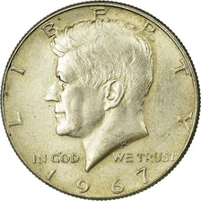 Coin, United States, Kennedy Half Dollar, Half Dollar, 1967, U.S. Mint