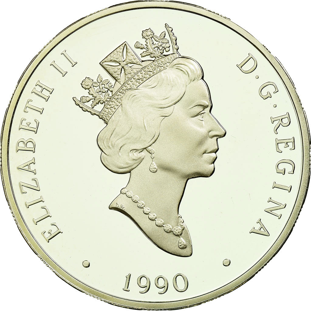 Moneda, Canadá, Elizabeth II, 20 Dollars, 1990, Royal Canadian Mint, Ottawa