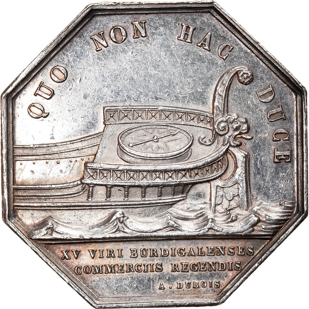 France, Token, Napoléon III, Chambre de Commerce de Bordeaux, Dubois.A