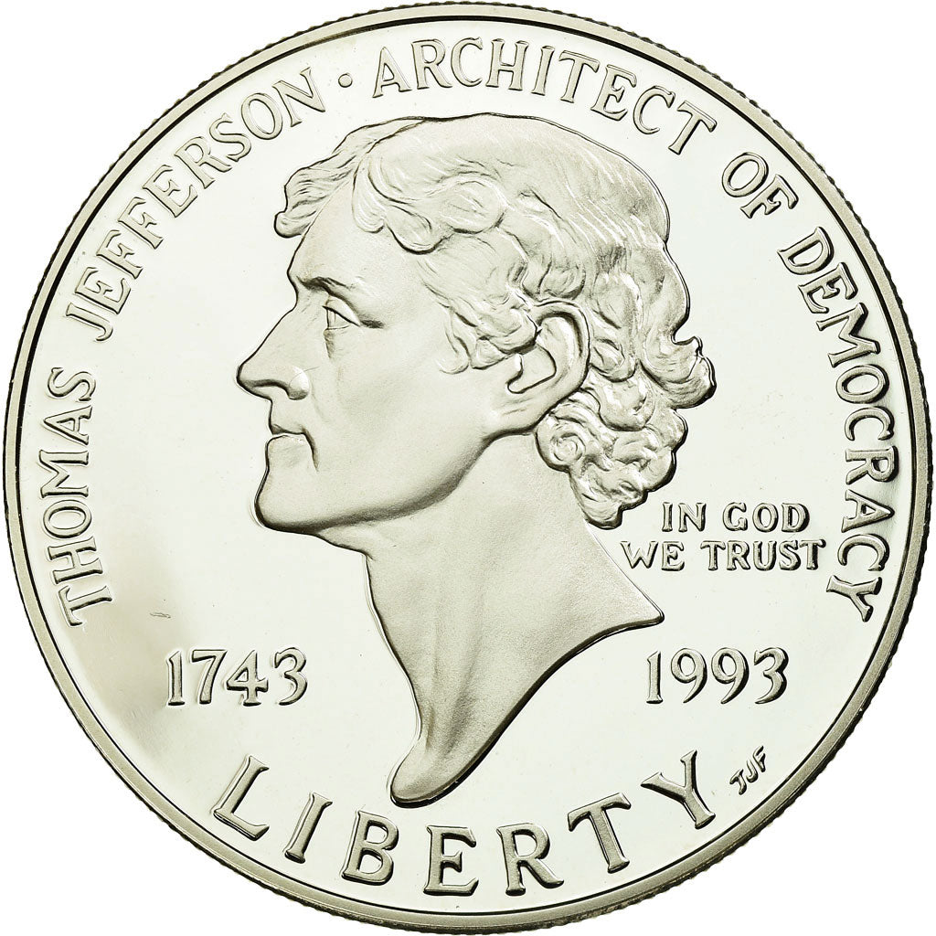 Coin, United States, Dollar, 1993, U.S. Mint, San Francisco, Proof, MS(65-70)