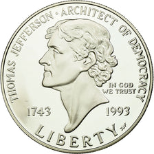 Moneta, USA, Dollar, 1993, U.S. Mint, San Francisco, Proof, MS(65-70), Srebro