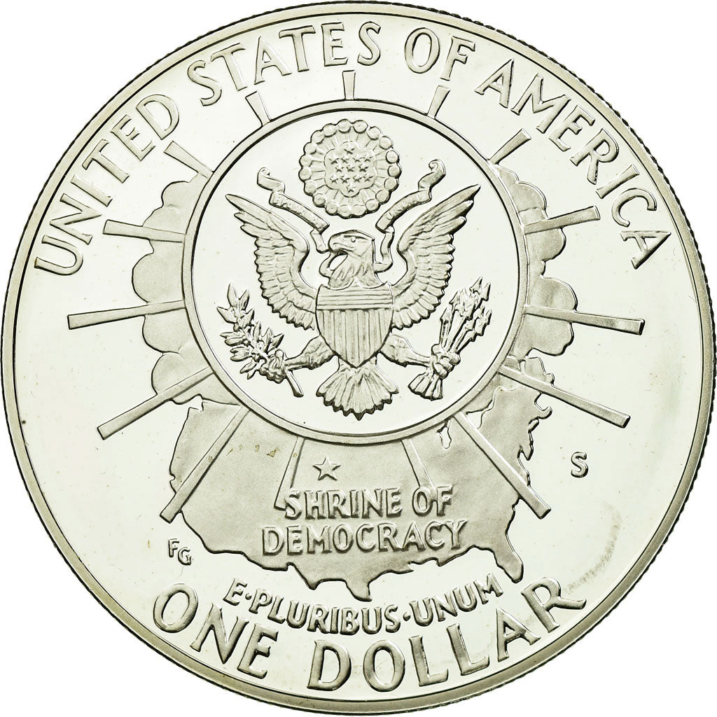 Coin, United States, Dollar, 1991, U.S. Mint, San Francisco, Proof, MS(65-70)