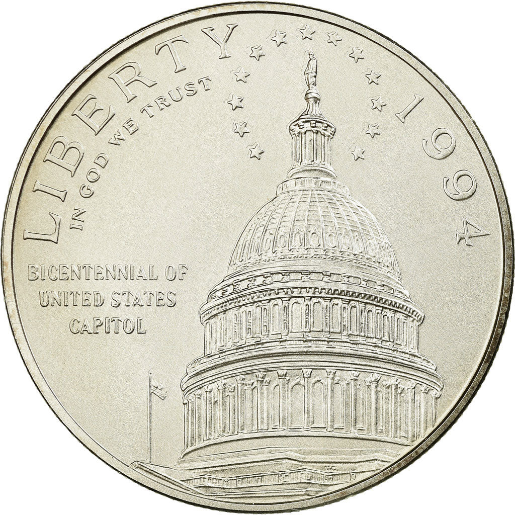 Coin, United States, Dollar, 1994, U.S. Mint, San Francisco, MS(65-70), Silver