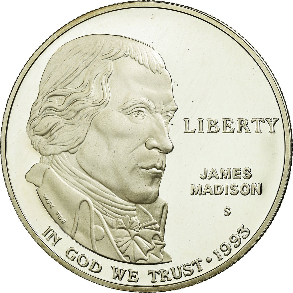 Coin, United States, Dollar, 1993, U.S. Mint, San Francisco, Proof, MS(65-70)