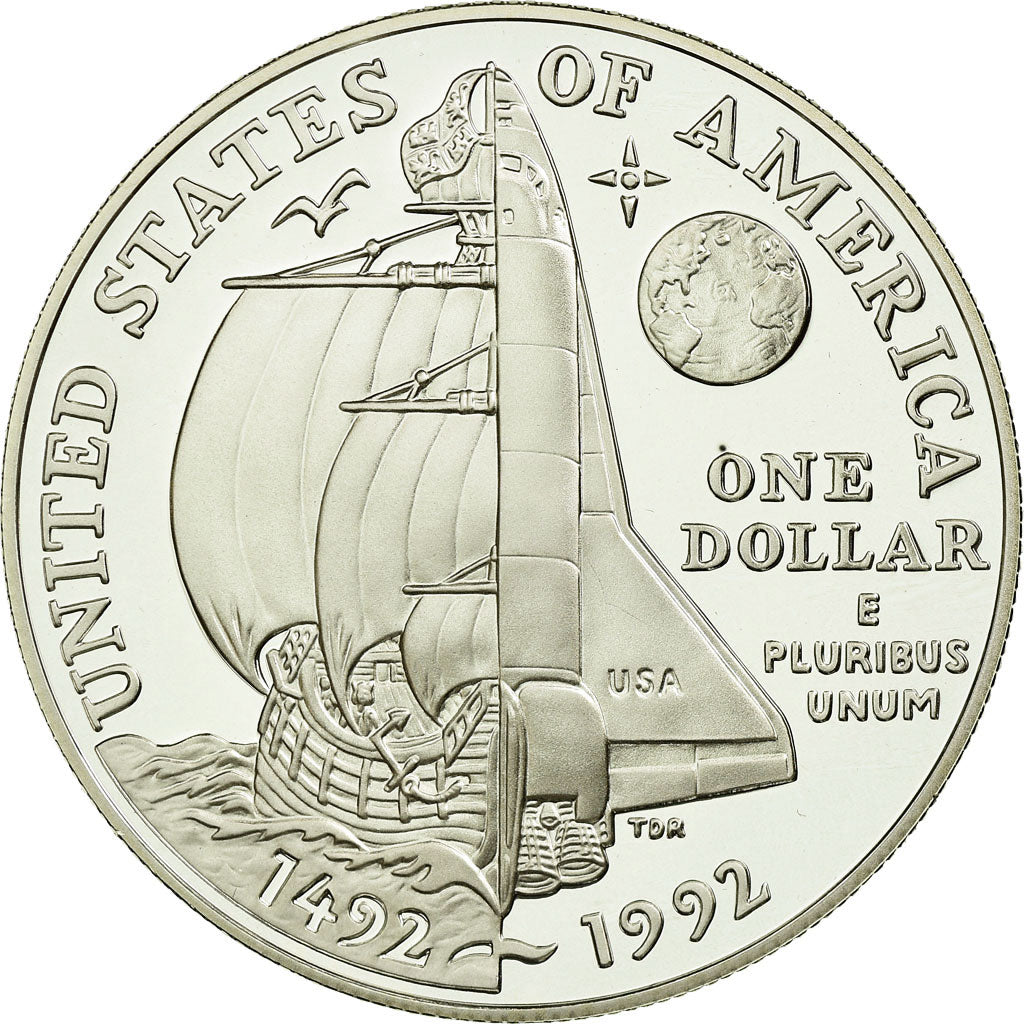 Coin, United States, Dollar, 1992, U.S. Mint, Philadelphia, Proof, MS(65-70)