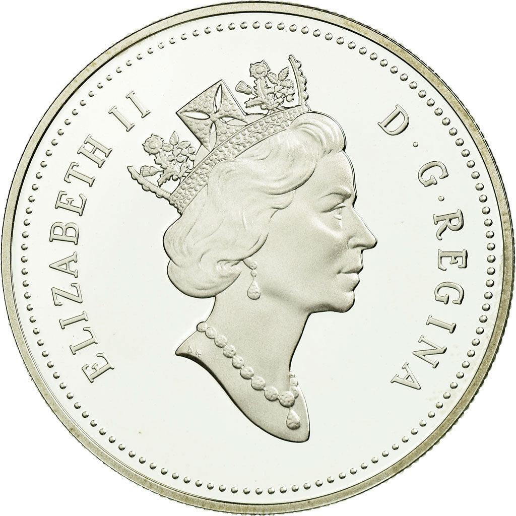 Coin, Canada, Elizabeth II, Dollar, 1990, Royal Canadian Mint, Ottawa, Proof