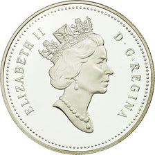Coin, Canada, Elizabeth II, Dollar, 1990, Royal Canadian Mint, Ottawa, Proof