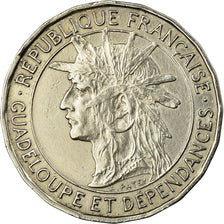 Coin, Guadeloupe, Franc, 1921, Paris, AU(55-58), Copper-nickel, KM:46