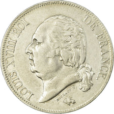 Monnaie, France, Louis XVIII, Louis XVIII, 5 Francs, 1816, Paris, TTB, Argent
