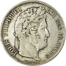 Coin, France, Louis-Philippe, 5 Francs, 1841, Lille, VF(30-35), Silver