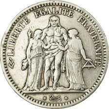 Münze, Frankreich, Hercule, 5 Francs, 1848, Paris, S, Silber, KM:756.1