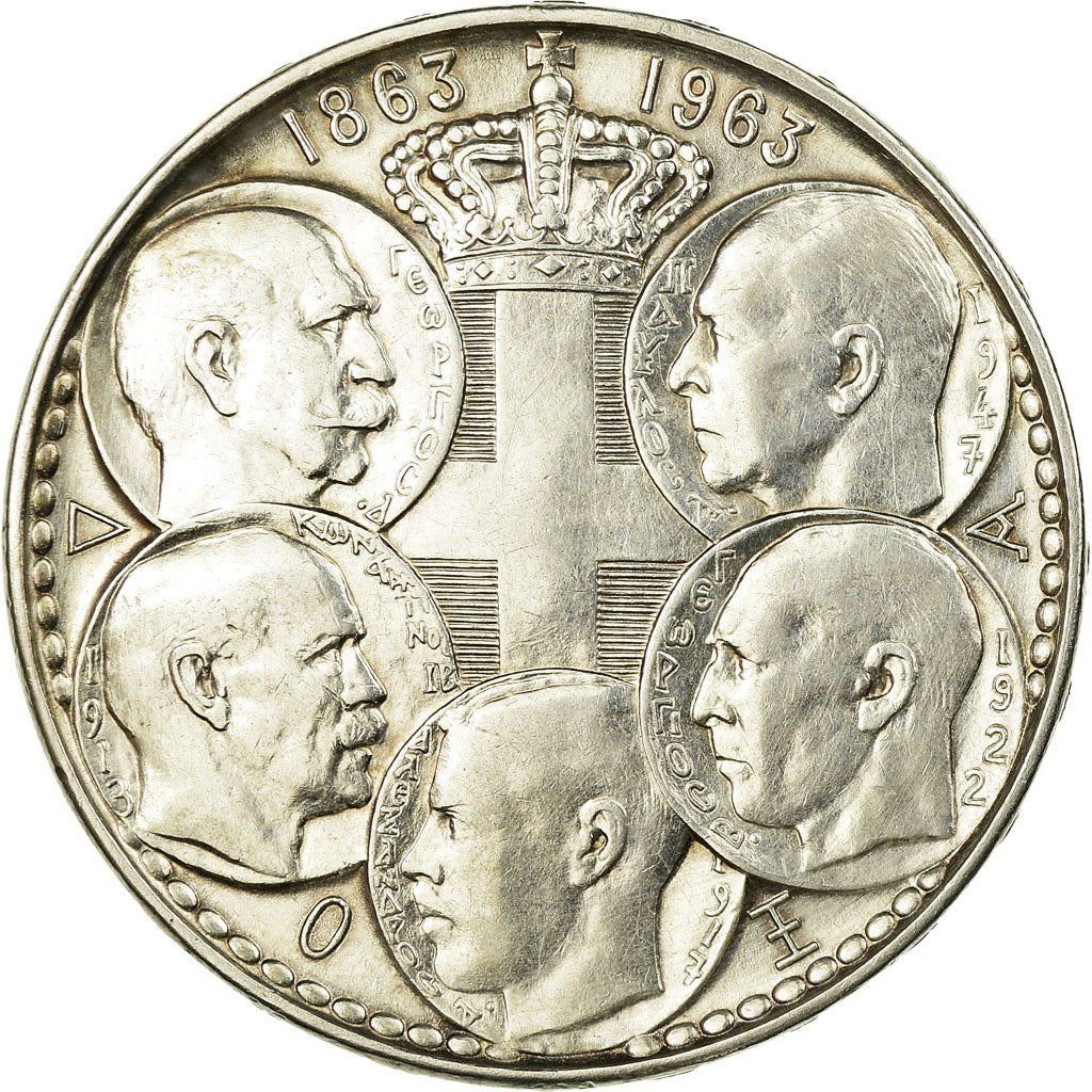 Coin, Greece, Paul I, 30 Drachmai, 1963, EF(40-45), Silver, KM:86