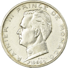 Moneta, Monaco, Rainier III, 5 Francs, 1960, SPL-, Argento, KM:141, Gadoury:MC