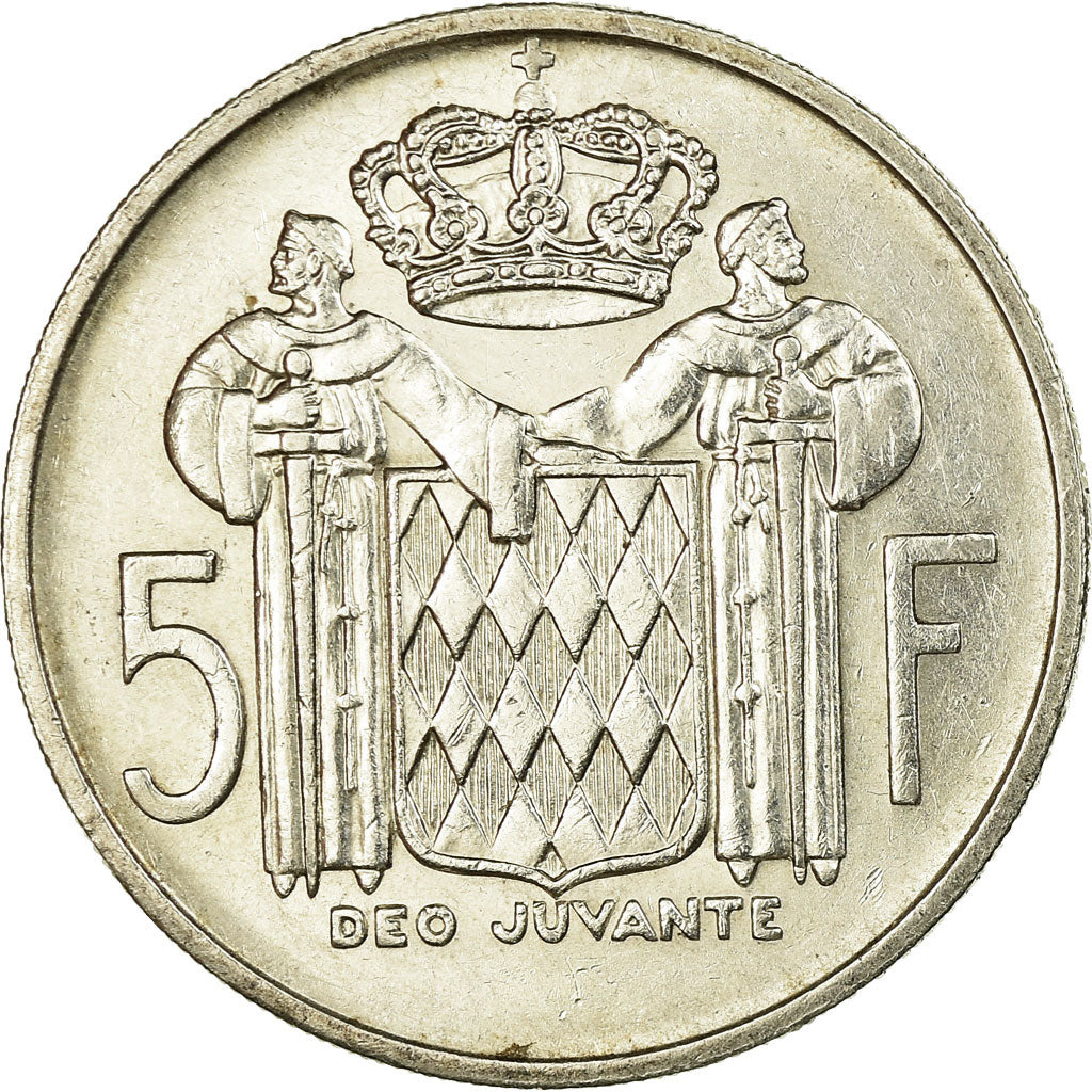 Moneta, Monaco, Rainier III, 5 Francs, 1960, SPL-, Argento, KM:141, Gadoury:MC