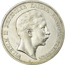 Moneda, Estados alemanes, PRUSSIA, Wilhelm II, 5 Mark, 1901, Berlin, MBC, Plata