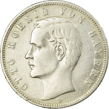 Moneda, Estados alemanes, BAVARIA, Otto, 5 Mark, 1903, Munich, MBC, Plata