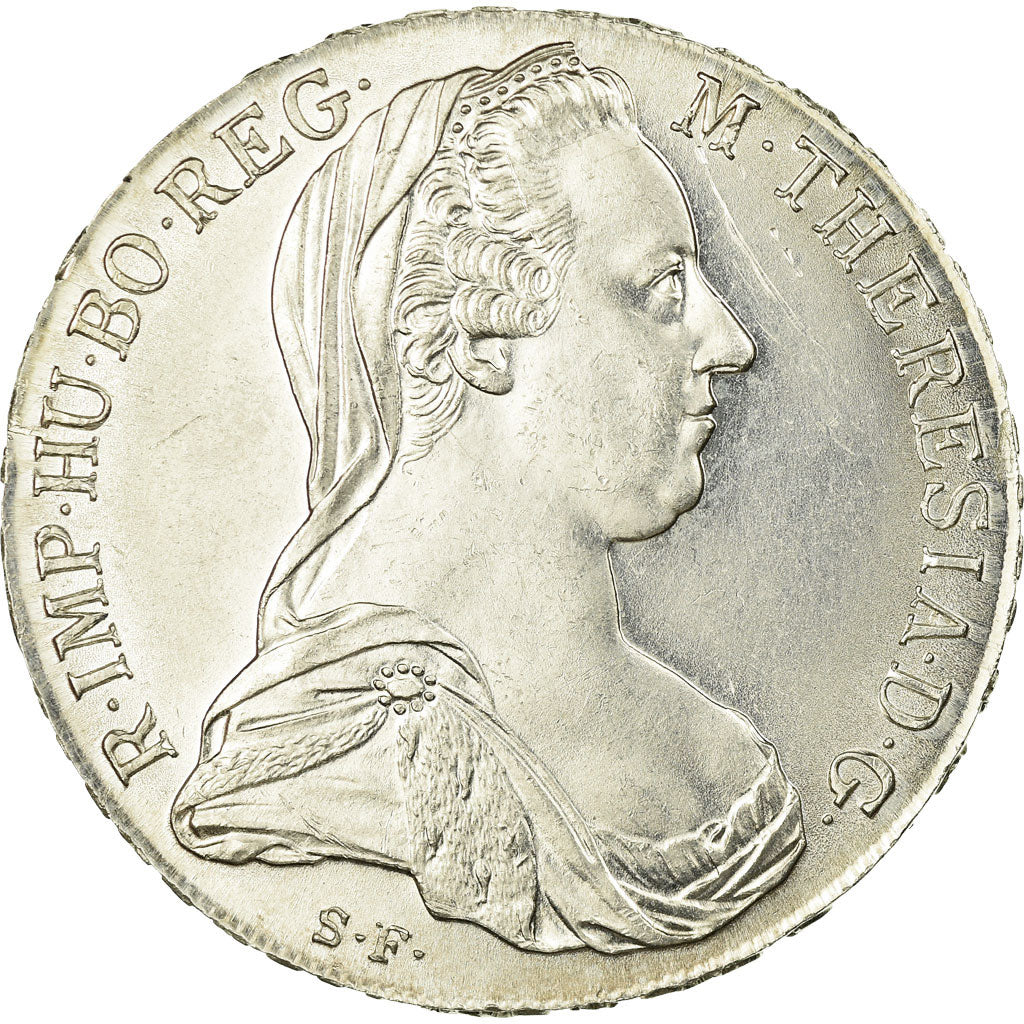 Coin, Austria, Joseph II, Thaler, 1780, Official restrike, MS(63), Silver, KM:T1