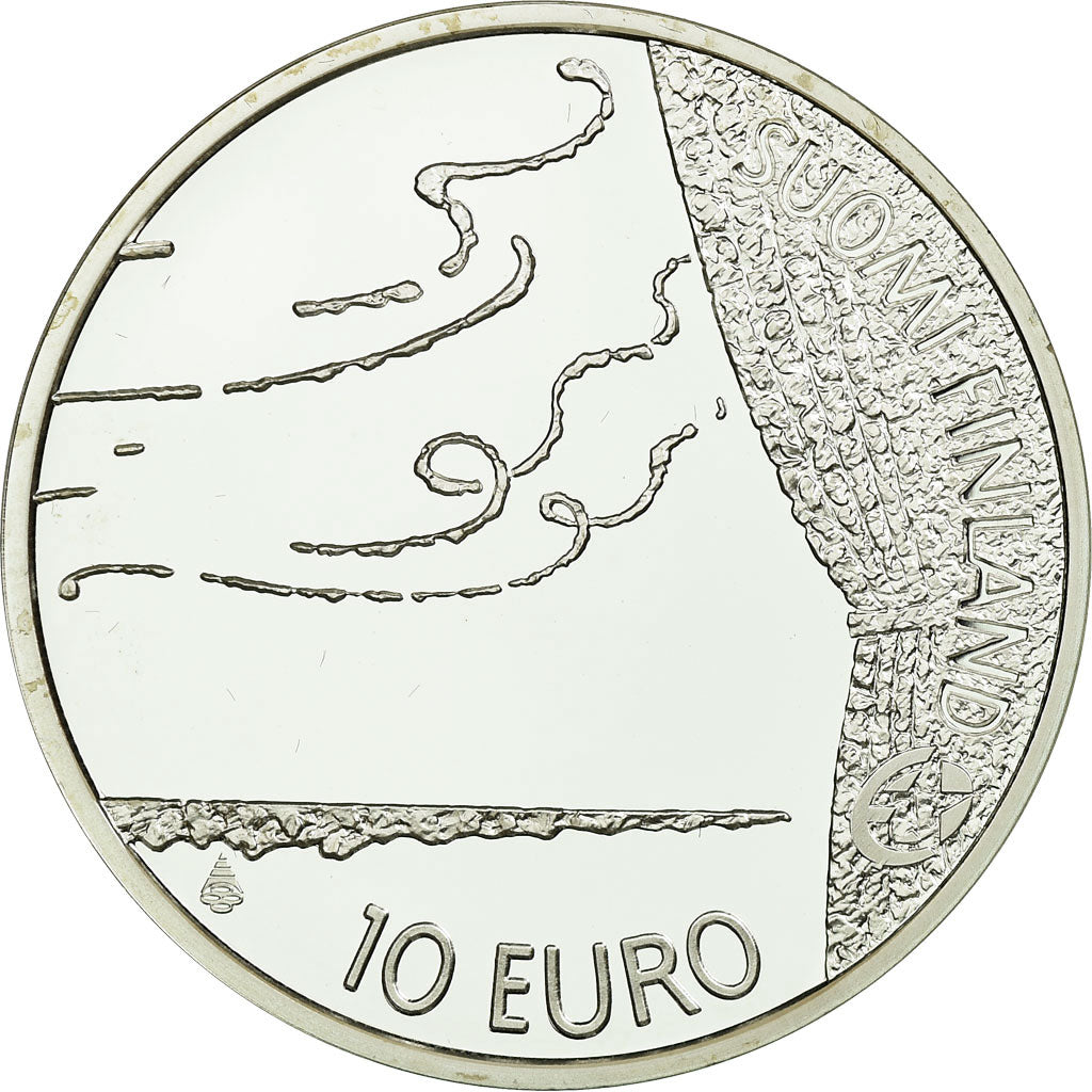 Finlandia, 10 Euro, Fredrik Pacius, 2009, FDC, Plata, KM:148