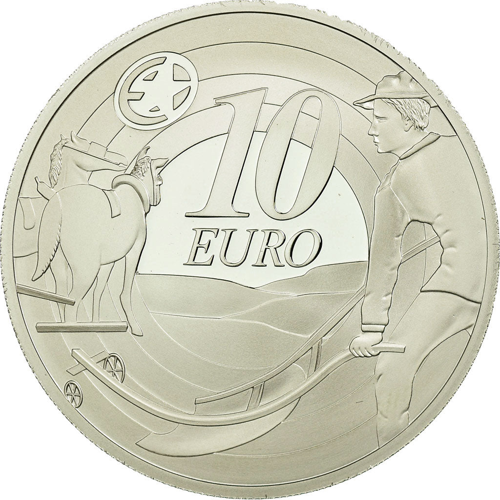 IRELAND REPUBLIC, 10 Euro, 2009, Proof, MS(65-70), Silver, KM:60