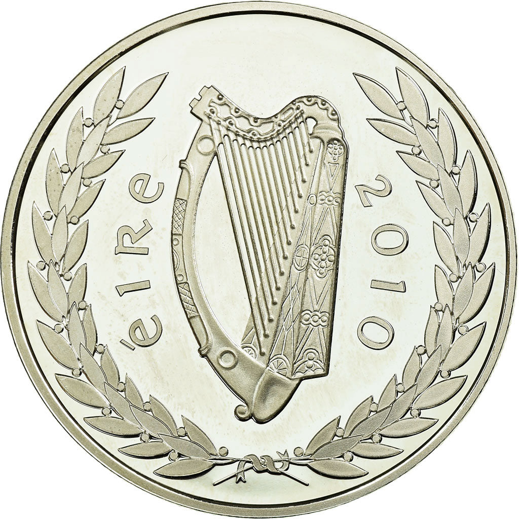 IRELAND REPUBLIC, 10 Euro, 2010, Proof, MS(63), Silver, KM:65
