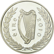 REPÚBLICA DE IRLANDA, 10 Euro, 2010, Proof, SC, Plata, KM:65