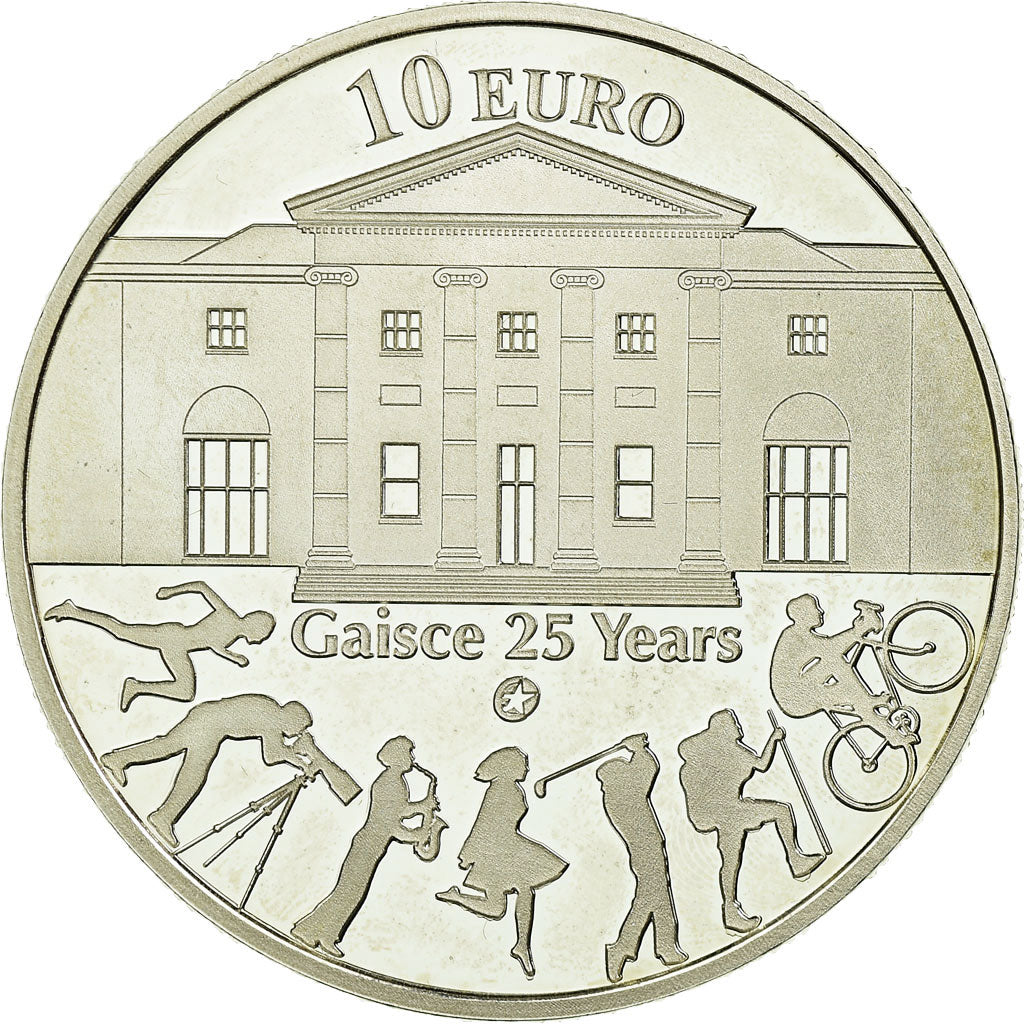 IRELAND REPUBLIC, 10 Euro, 2010, Proof, MS(63), Silver, KM:65