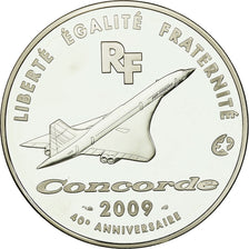 França, 10 Euro, 2009, MS(65-70), Prata, Gadoury:EU363, KM:1596