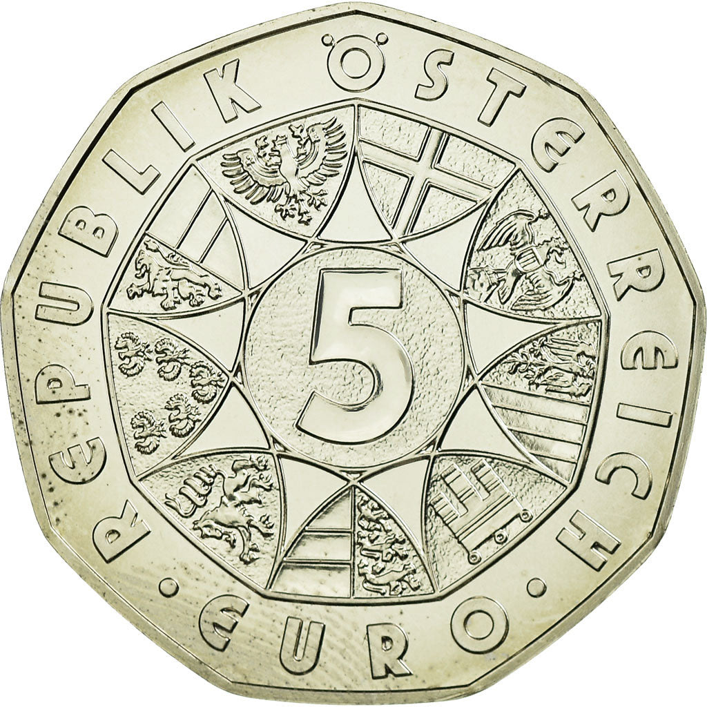 Austria, 5 Euro, 2009, FDC, Argento, KM:3170