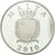 Malte, 10 Euro, 2010, Proof, FDC, Argent, KM:140