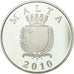 Malta, 10 Euro, 2010, Proof, STGL, Silber, KM:140