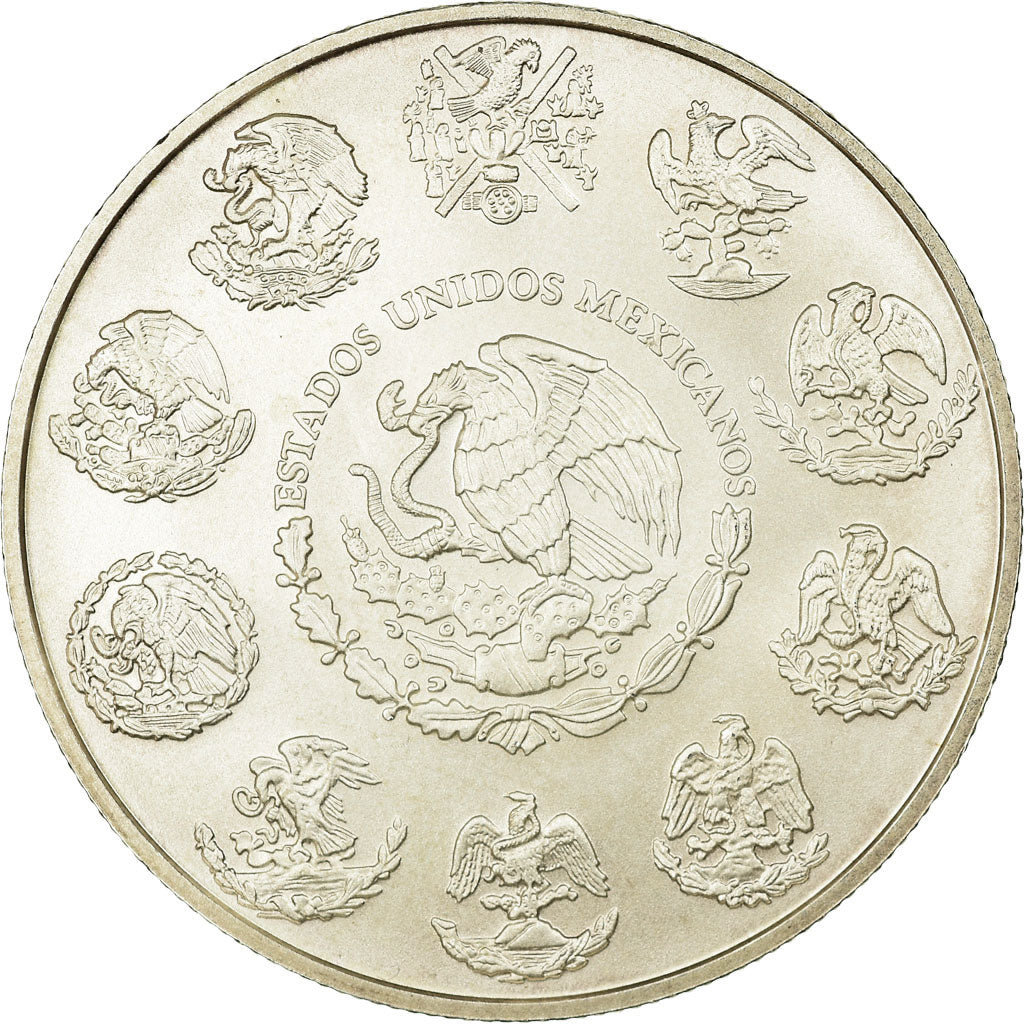 Moneta, Messico, Onza, Troy Ounce of Silver, 2012, Mexico City, SPL, Argento