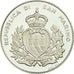 San Marino, 5 Euro, 2011, Proof, MS(65-70), Prata, KM:501