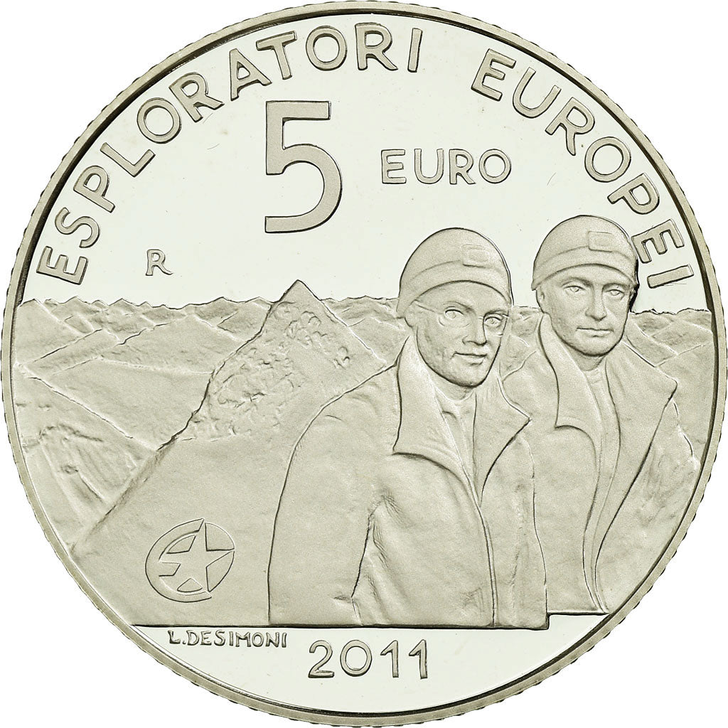 San Marino, 5 Euro, 2011, Proof, STGL, Silber, KM:501