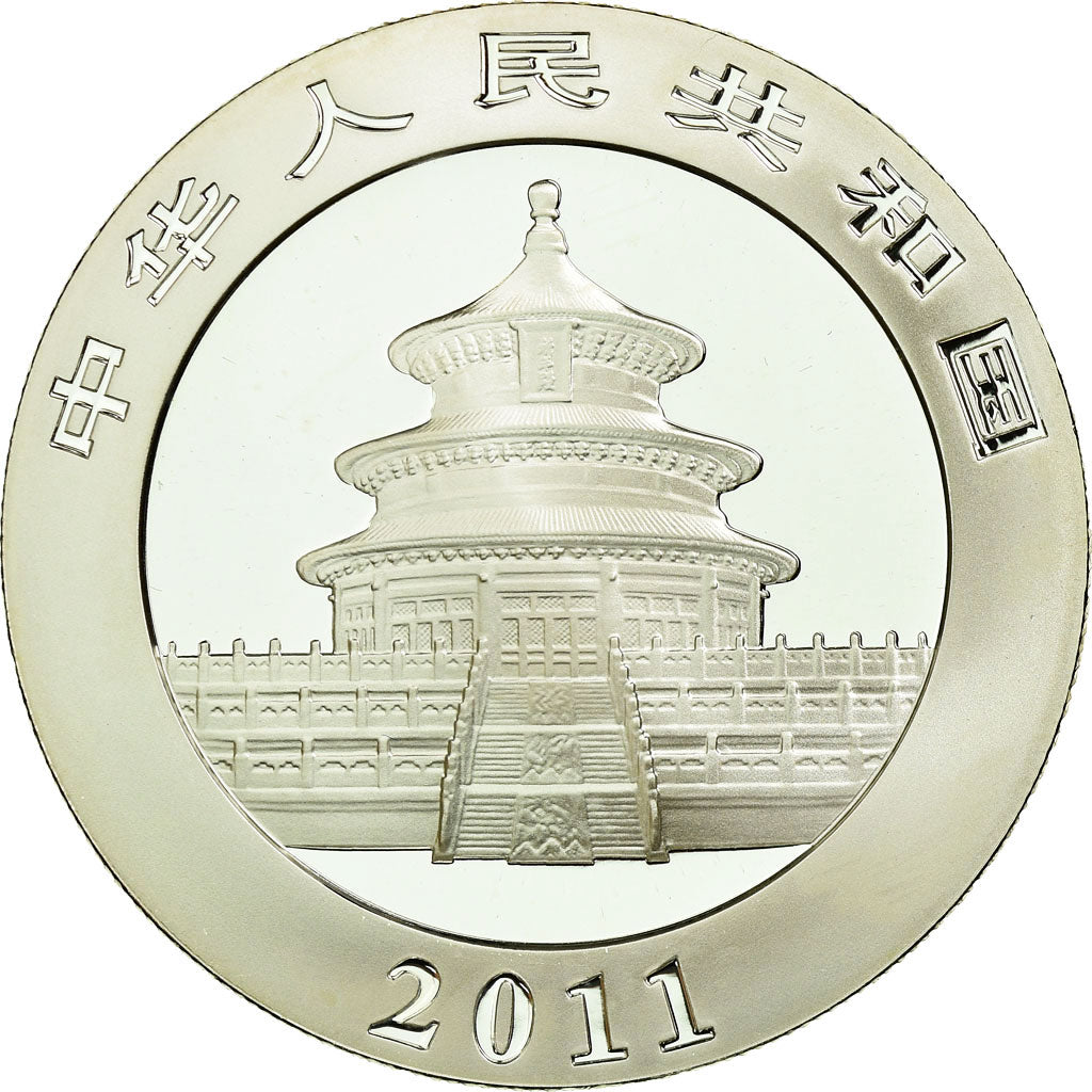 Coin, CHINA, PEOPLE'S REPUBLIC, 10 Yüan, 2011, Proof, MS(65-70), Silver