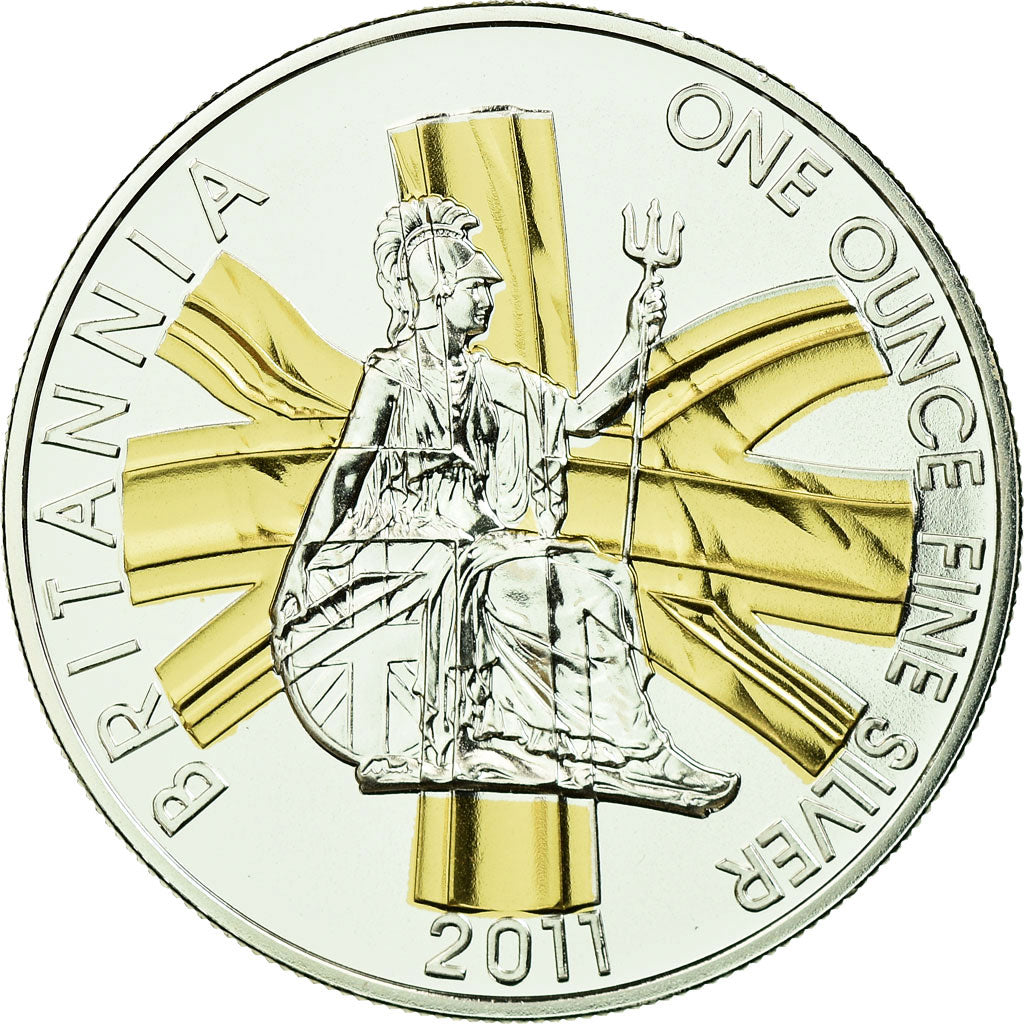 Coin, Great Britain, Elizabeth II, 2 Pounds, 2011, MS(65-70), Silver, KM:1230